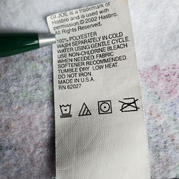 Vintage 2002 Hasbro GI Joe Twin Size Blanket - Picture 4 of 9